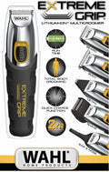 Wahl 25 Piece Extreme Grip Lithium Ion Multigroomer Kit