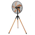 Alva Air 40cm Wooden Finish Tripod Fan 50w