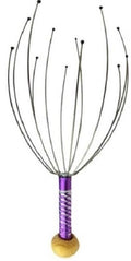 Casey Purple 12 Fingers Head And Scalp Hand Held Manual Massager