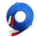 Geeko Audio 2 X RCA Male Cable With Ground 0.8Meter