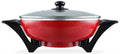 Mellerware 1500w Aluminium Red Electric Bangkok Wok