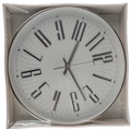 Casey Wall Clock Silver