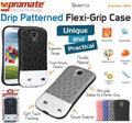 Promate Blue Cameo Drip Patterned FlexiGrip Snap case