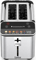Feelive 2 Slice Stainless Steel Digital Smart Toaster