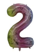 Casey 102cm Rainbow Balloon Number 2