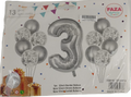 Casey 13pc Silver and White Balloon Set Nr 3