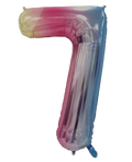 Casey 102cm Rainbow Balloon Number 7