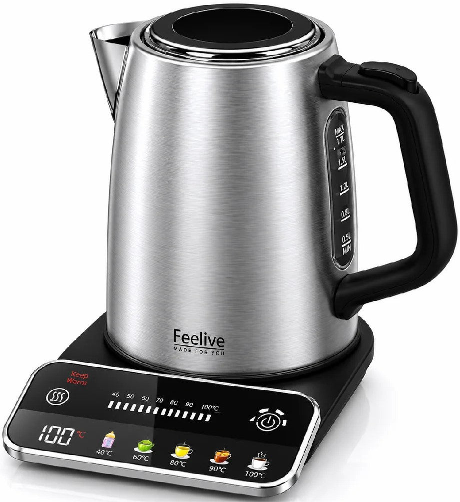 Feelive 1.7 Litres Smart Digital Kettle with Temperature Control
