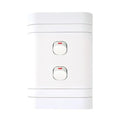 Lesco Flush Cover with 2 Lever 2 Way Switch