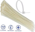 Noble 4.8 x 200mm Pack of 100 White Nylon Cable Ties