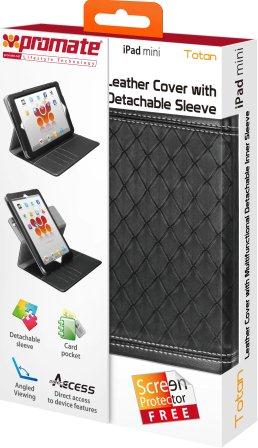 Promate Totan -Leather Cover with