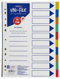MARLIN FILE DIVIDERS JAN - DEC POLYPROP