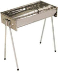 Metalix 402 Large Stainless Steel Braai stand Retail Box No