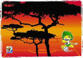 UniQue Zakumi Running  Mouse Pad